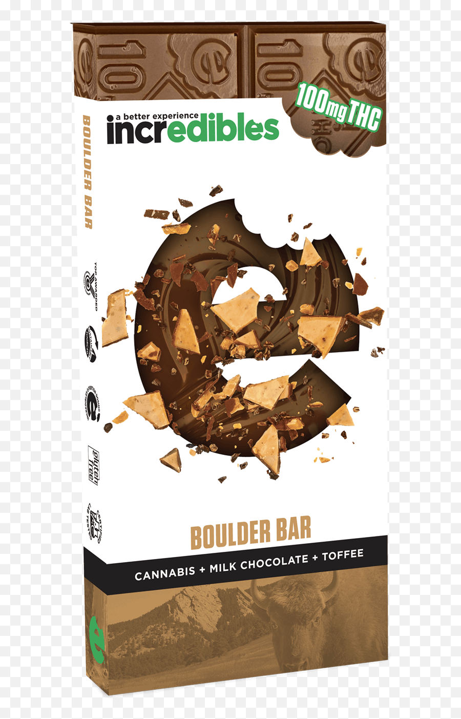 Boulder Bar - Incredibles Chocolate Emoji,Incredibles Logo