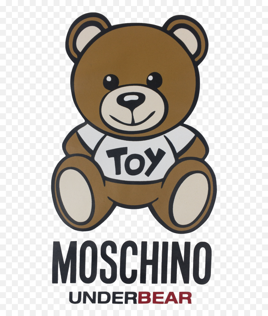 Moschino Underbear T Shirt Png Image - Moschino Teddy Bear Logo Emoji,Moschino Logo
