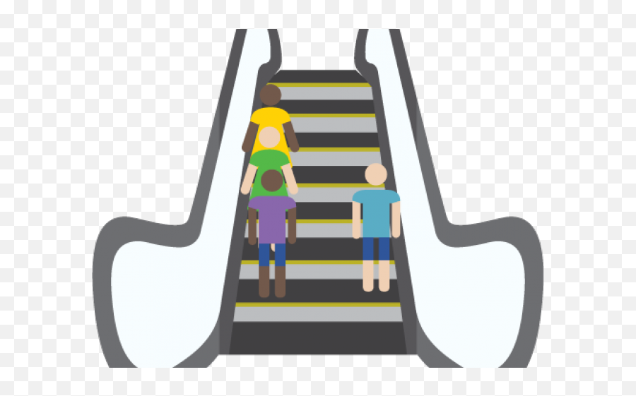 Escalator Clipart Shoping Mall - Escalator Clipart Clip Art Escalator Emoji,Mall Clipart