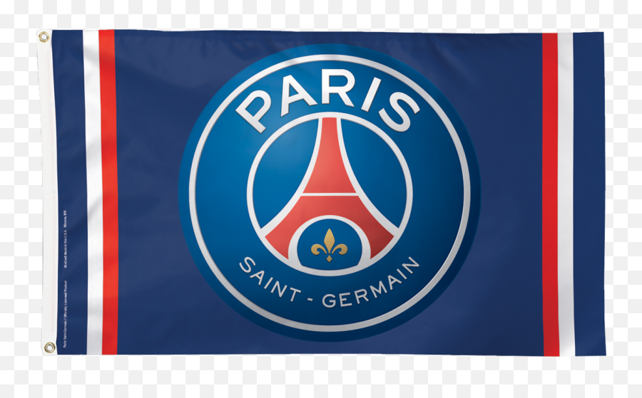 Psg Official Paris Saint - Germain Logo Flag Blue Football Paris Saint Germain New Emoji,Saint Logo