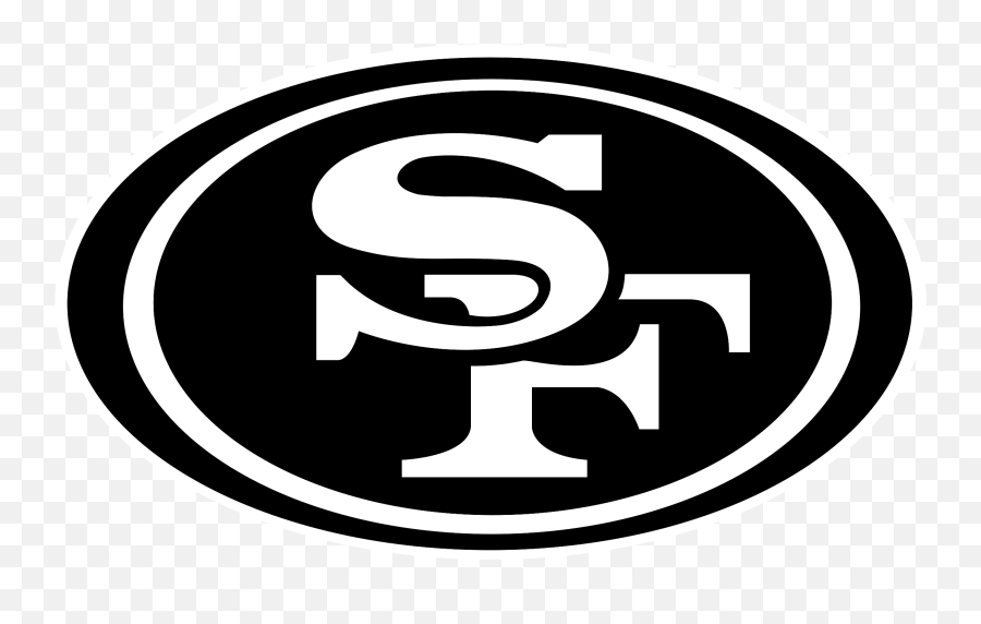 San Francisco 49ers Nfl Seattle Seahawks Pittsburgh Steelers - 49ers Logo Black And White Emoji,Pittsburg Steelers Logo