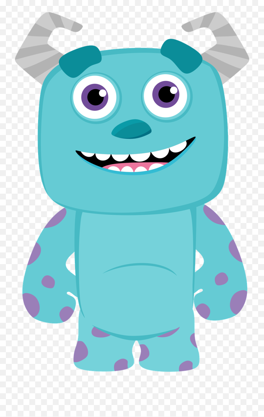 Monster Clipart Sully Monster Sully Transparent Free For - Sulley Monster Inc Baby Emoji,Monster Clipart
