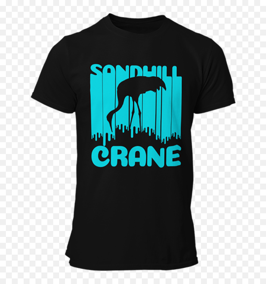 Sandhill Crane Paint Drip Shirt Emoji,Paint Dripping Png