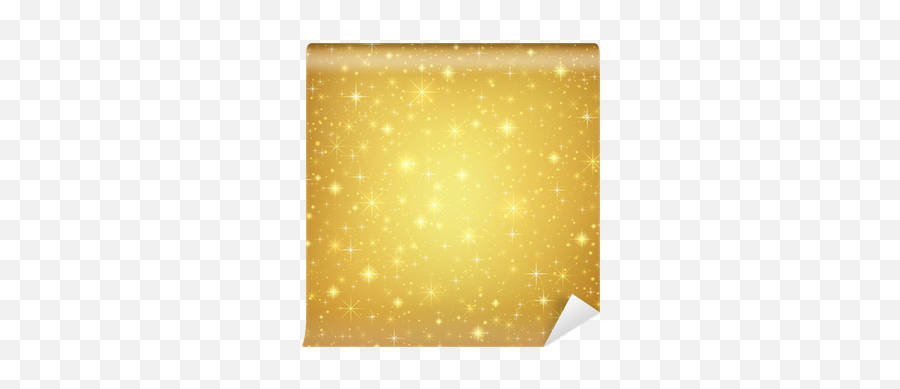 Abstract Golden Background With Sparkling Stars Vector Wall Mural U2022 Pixers - We Live To Change Emoji,Stars Vector Png