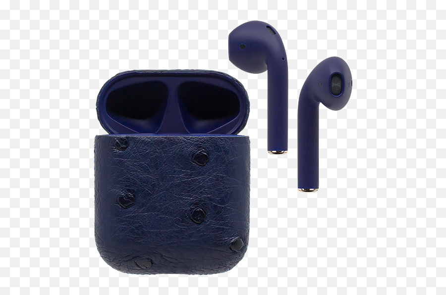 Download Apple Airpods Ostrich Blue Black Label Edition - Solid Emoji,Airpods Png