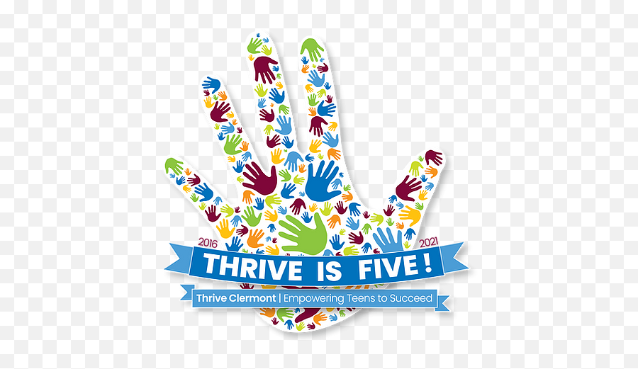 Thrive Is Five Thrive Clermont Nonprofit Organization Emoji,Five Logo