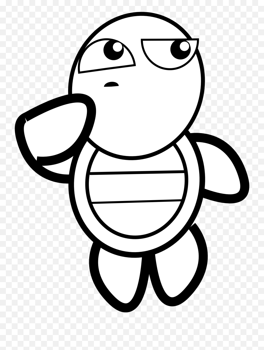 Free Black And White Sea Turtle Clipart - Clipart Best Clip Art Emoji,Turtle Clipart