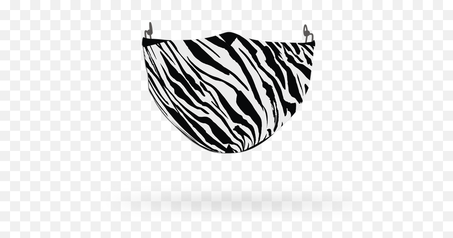 Zebra Tiger Animal Skin Face Covering Print 8 - Custom Emoji,Zebra Print Clipart
