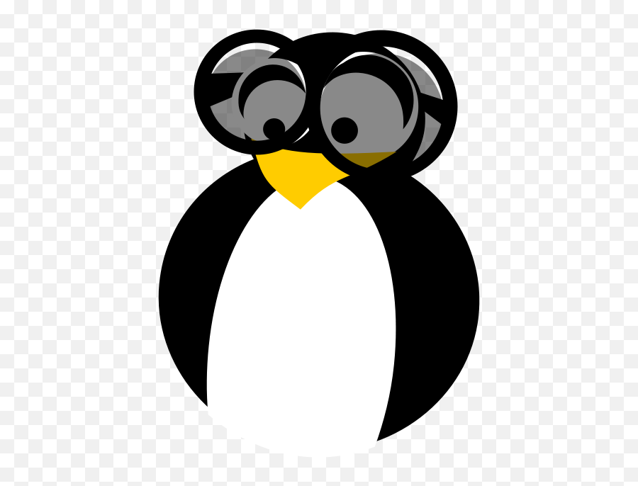 Free Clip Art - Penguin Smart Emoji,Smart Clipart