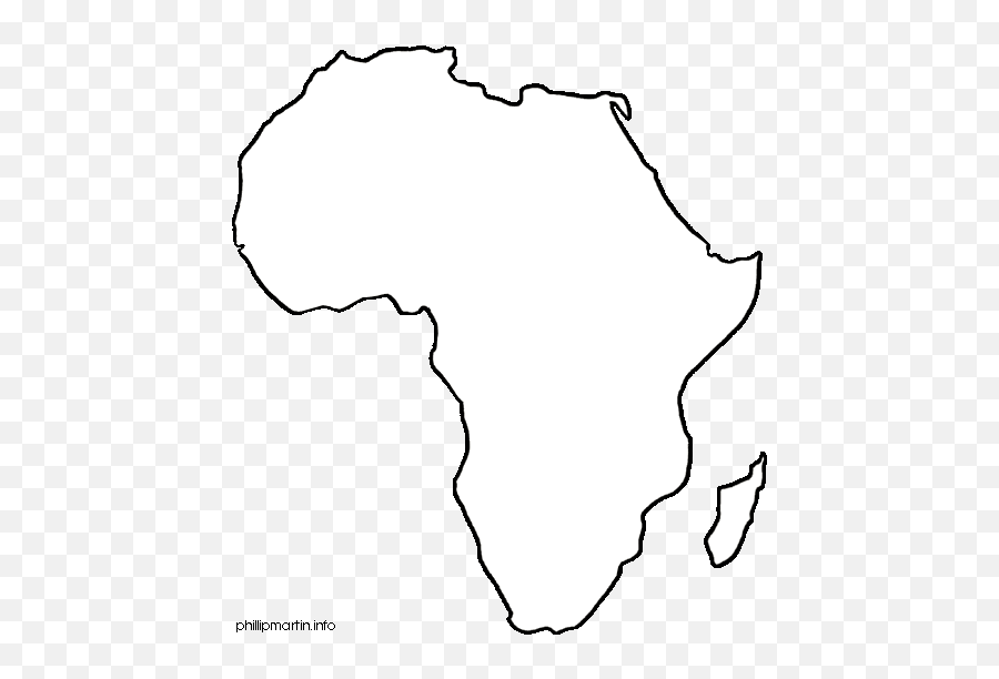 Africa Clipart Continent Africa Africa - African Continent Black Background Emoji,Africa Clipart