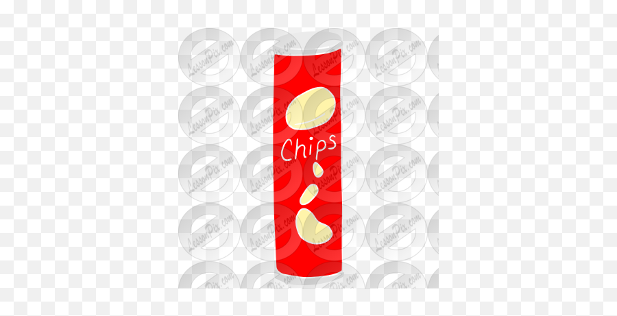 Potato Chips Stencil For Classroom - Junk Food Emoji,Chips Clipart
