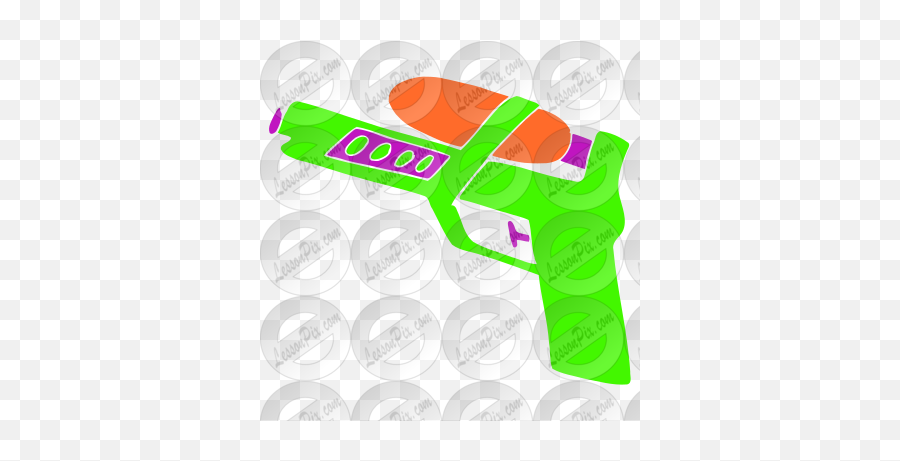 Water Gun Stencil For Classroom Therapy Use - Great Water For Cricket Emoji,Gun Clipart