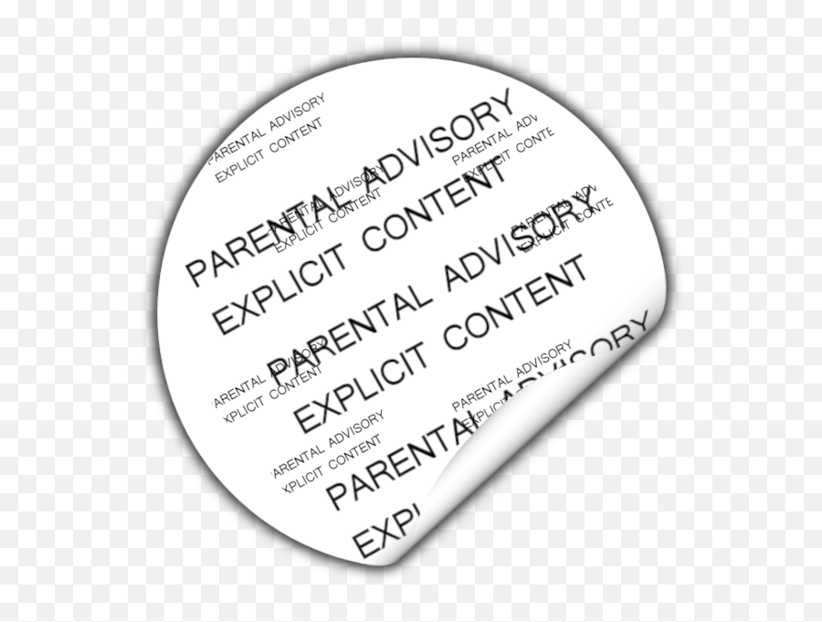 Parental Advisory Png - Parental Advisory Stickers Psd Emoji,Parental Advisory Png