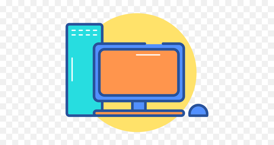 Gaming Computer Icon - Icon Transparent Background Computer Png Emoji,Computer Transparent