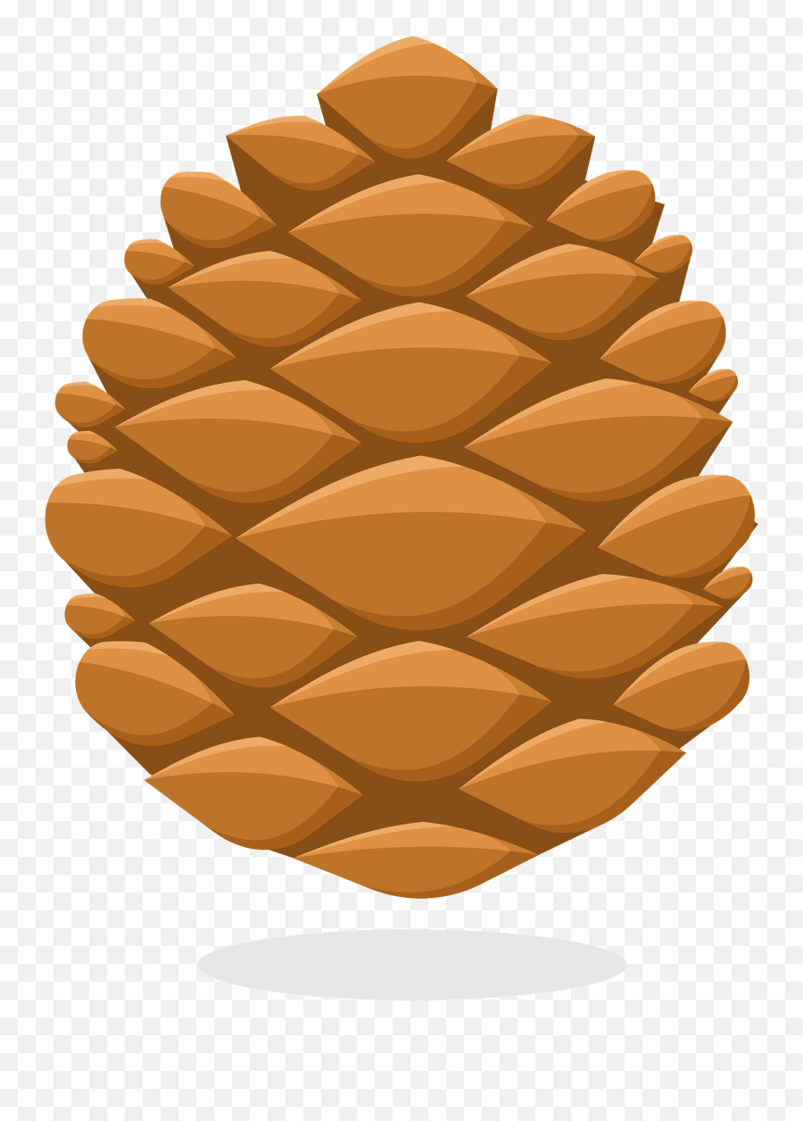 Pinecone Clipart - Buah Pinus Vektor Emoji,Pine Cone Clipart