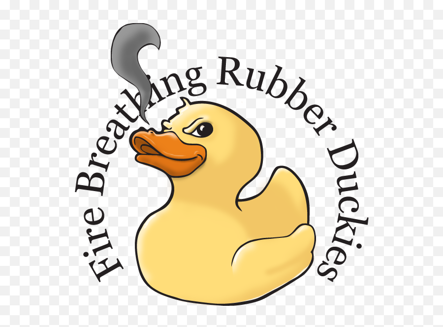 Fire Breathing Rubber Ducky - Fire Breathing Duck Emoji,Breathing Clipart