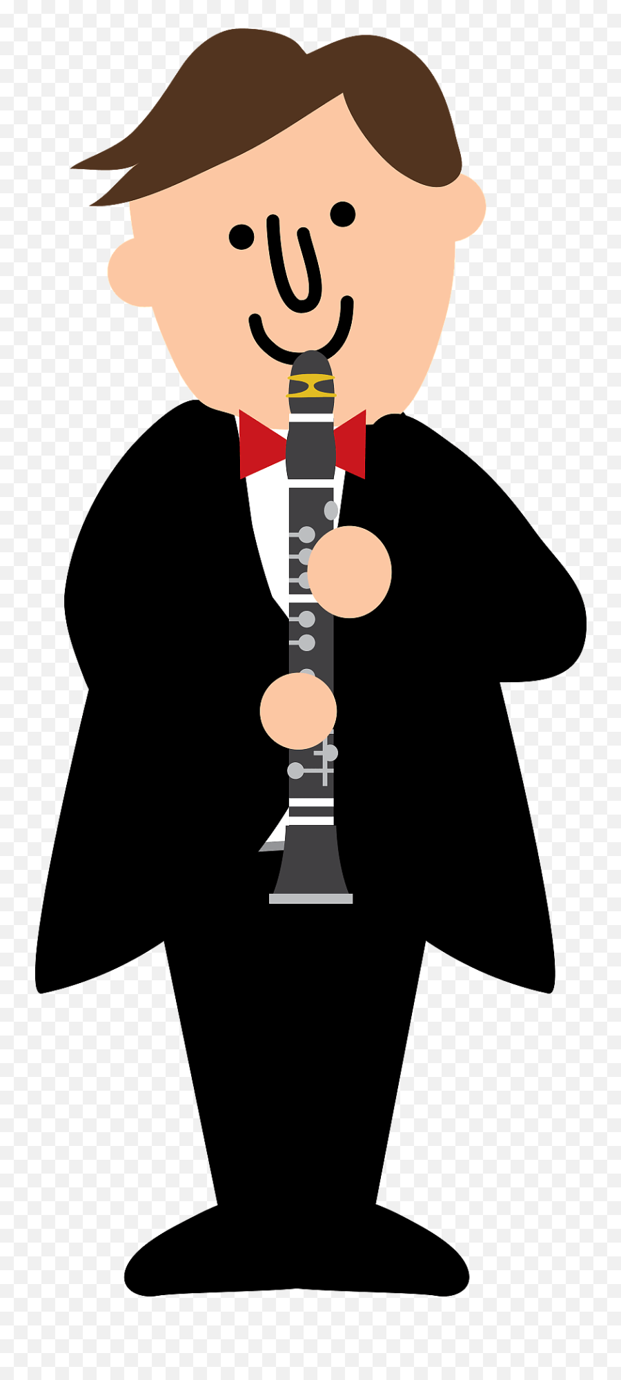 Clarinet Player Clipart - Clip Art Emoji,Clarinet Clipart