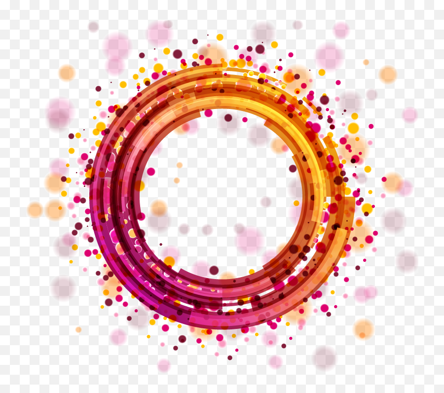Download Colorful Light Abstract - Abstract Background Circle Png Emoji,Circle Design Png