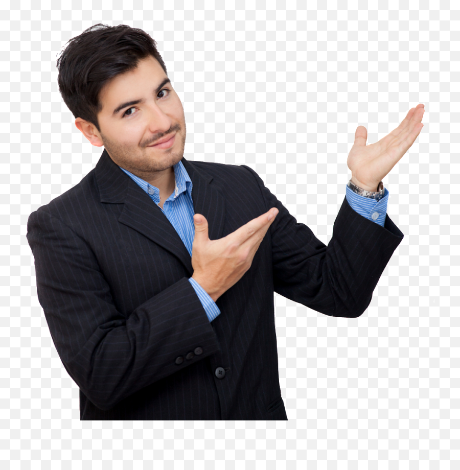 Business Man Pointing Png Transparent - Guy Pointing Png Emoji,Finger Pointing Png