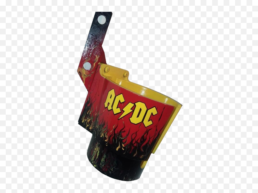 Acdc Pincup With Yellow Logo - Fictional Character Emoji,Acdc Logo