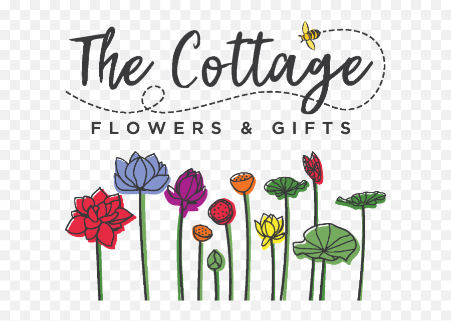 The Cottage Flowers And Gifts Emoji,Flower Logos
