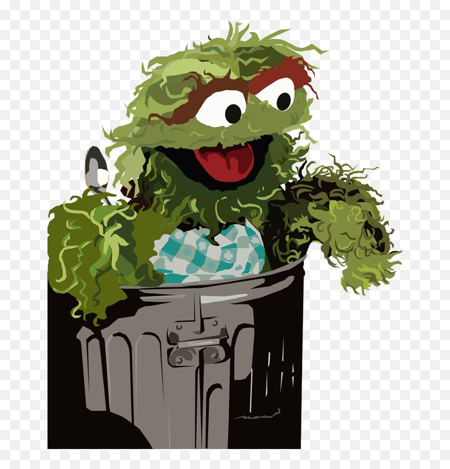 Oscar The Grouch Png - Fictional Character Emoji,Oscar The Grouch Png
