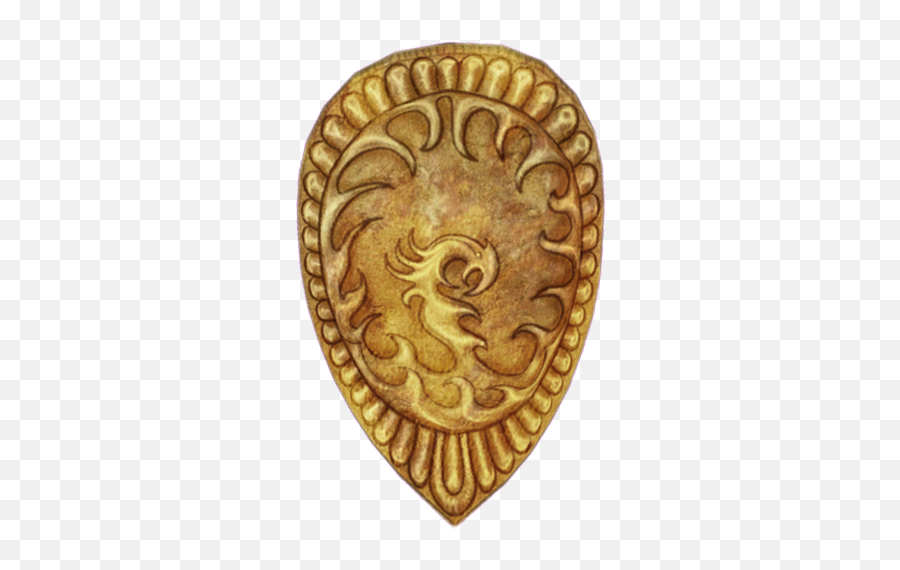 Golden Saint Shield - Skateboard Emoji,Gold Shield Png