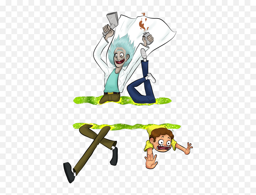 Rick And Morty - Rick And Morty Transparent Png Download Morty Smith Emoji,Rick And Morty Transparent