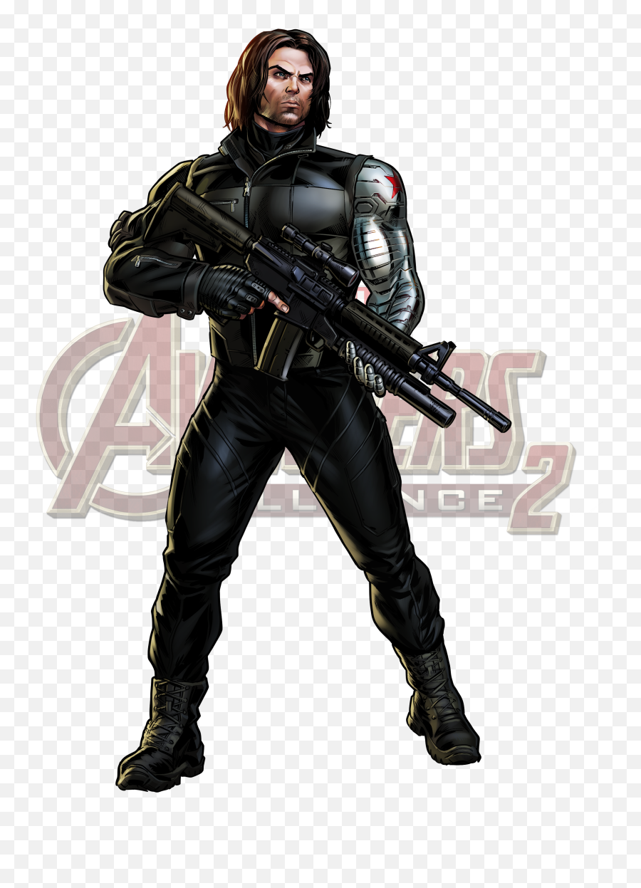Avengers Alliance Marvel Avengers - Captain America 2 Winter Soldier Bucky Emoji,Bucky Barnes Png