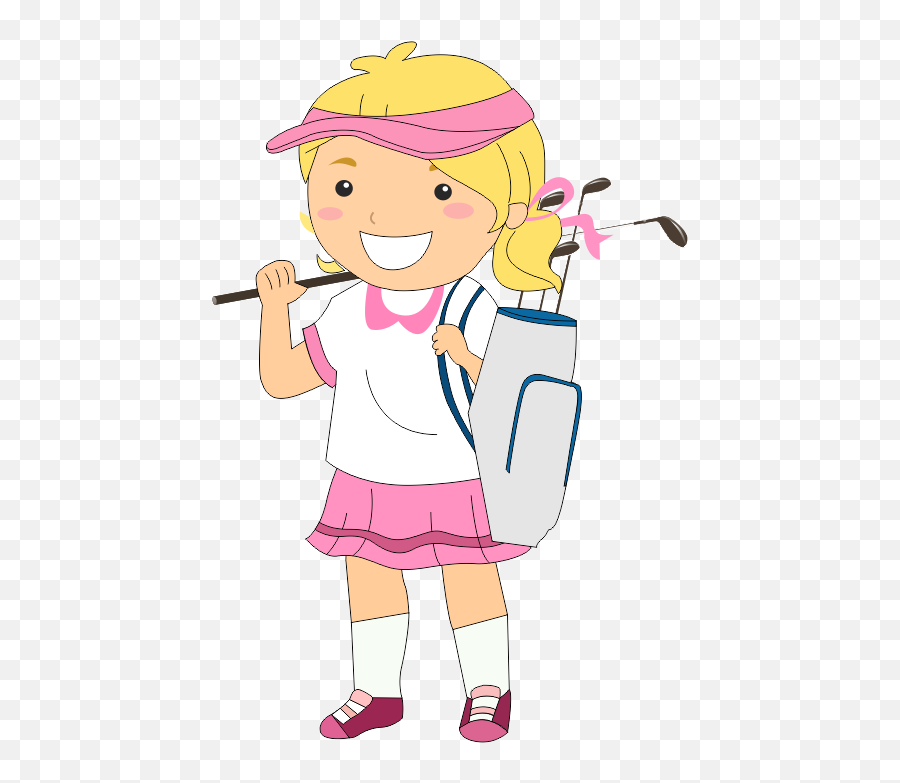 Children Clipart Png - Golf Clipart Child Kids Golf Child Golf Clip Art Emoji,Children Clipart