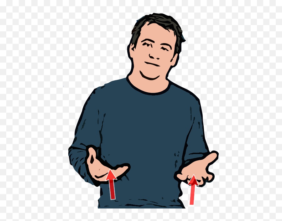 British Sign Language - British Sign Language Wait Clipart Give Up Sign Of Lenguage Emoji,Wait Clipart