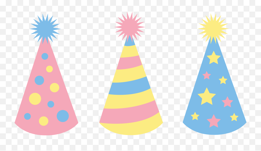 Cute Birthday Hat Png - Birthday Hat Vector Transparent Emoji,Birthday Hat Png