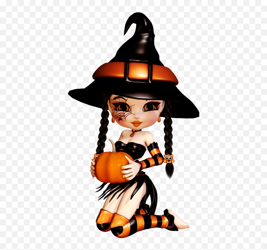 Library Of Cute Halloween Witch And Brew Graphic Free Png - Halloween Brujitas Con Nombres De Mujer Emoji,Witch Hat Clipart