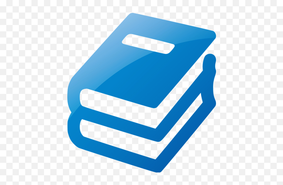 Web 2 Blue Book Stack Icon - Book Icon Png White 512x512 Emoji,Book Stack Clipart