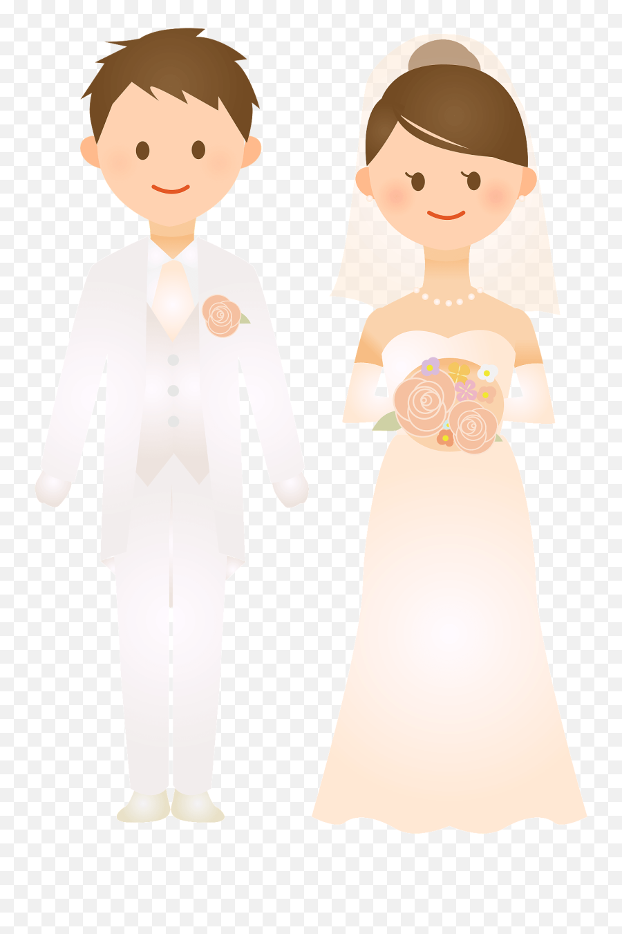 Wedding Bride Groom Clipart Free Download Transparent Emoji,Groom Clipart