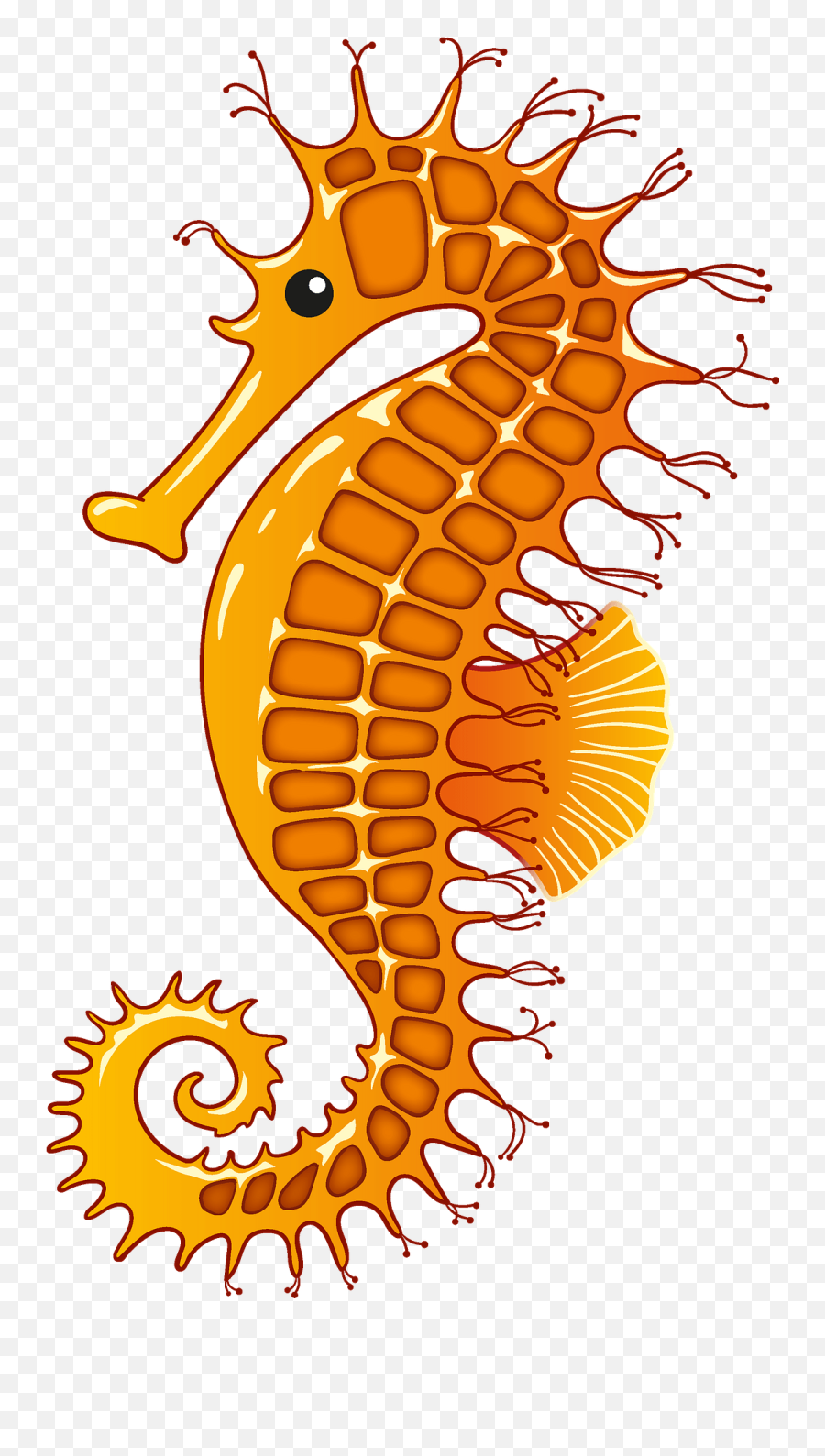 Seahorse Clipart - Seahorse Clipart Emoji,Seahorse Clipart