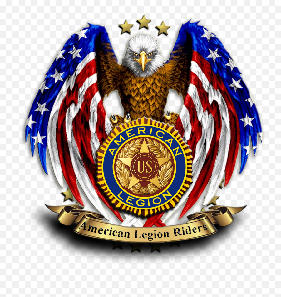 American Legion Riders Chapter - American Eagle With Flag Emoji,American Legion Logo