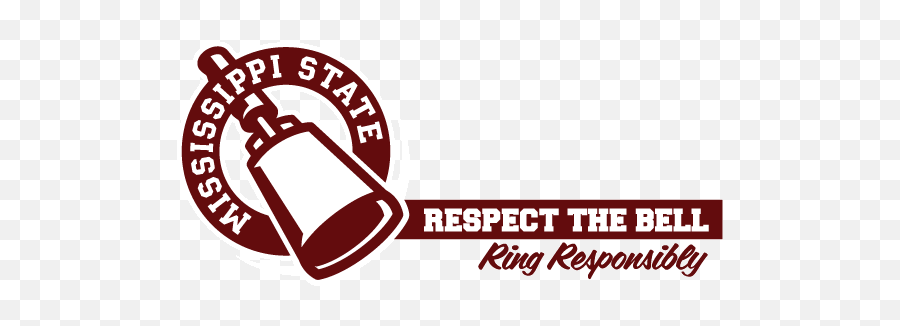 Respect The Bell - Transparent Mississippi State Cowbell Emoji,Mississippi State Logo