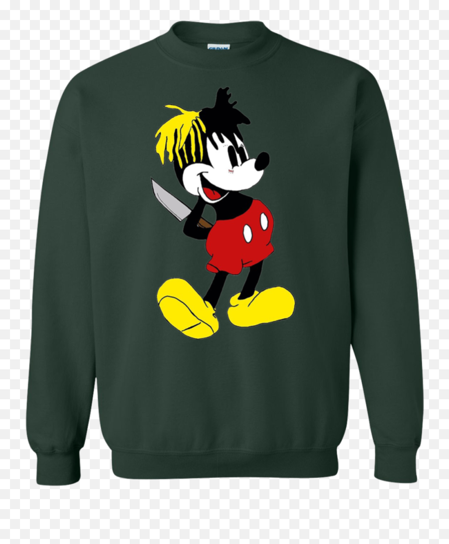 Xxxtentacion Mickey Mouse Sweater - Not Christmas Yule Emoji,Xxxtentacion Logo