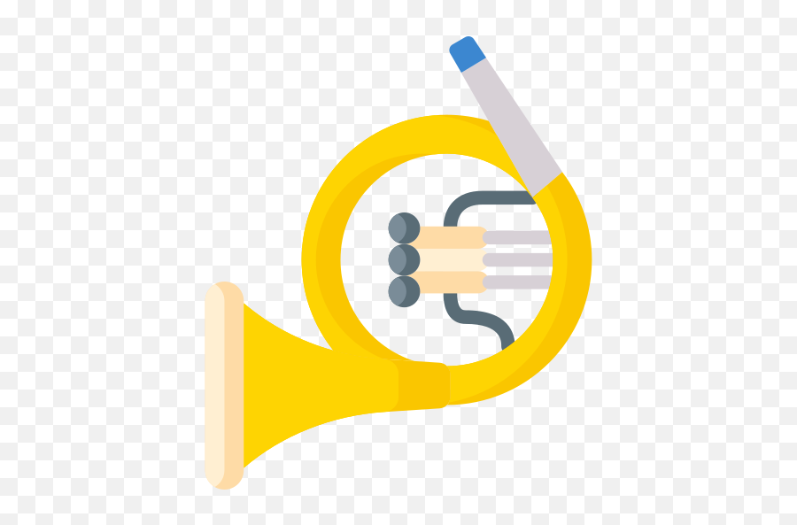 French Horn - Free Music Icons Emoji,French Horn Png