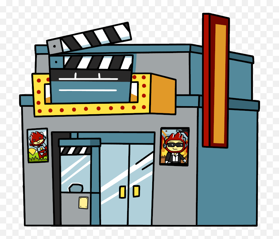 Movie Theater Cartoon Png Transparent - Movie Theater Cartoon Png Emoji,Movie Theater Clipart