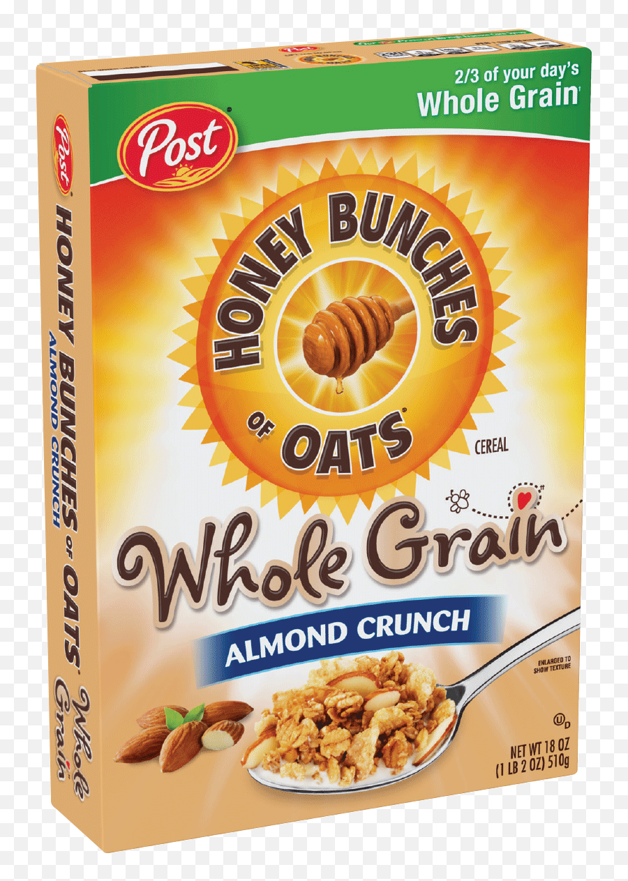 Library Of Honey Bunches Of Oats Cereal - Honey Bunches Of Oats Whole Grain Almond Crunch Emoji,Cereal Clipart