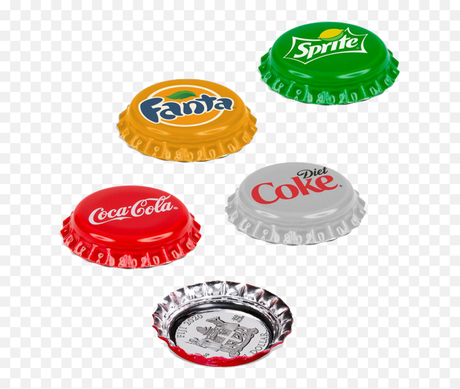 Coca Cola 2020 Vending Machine Set - Fiji Cola Silver 2020 Emoji,Diet Coke Logo