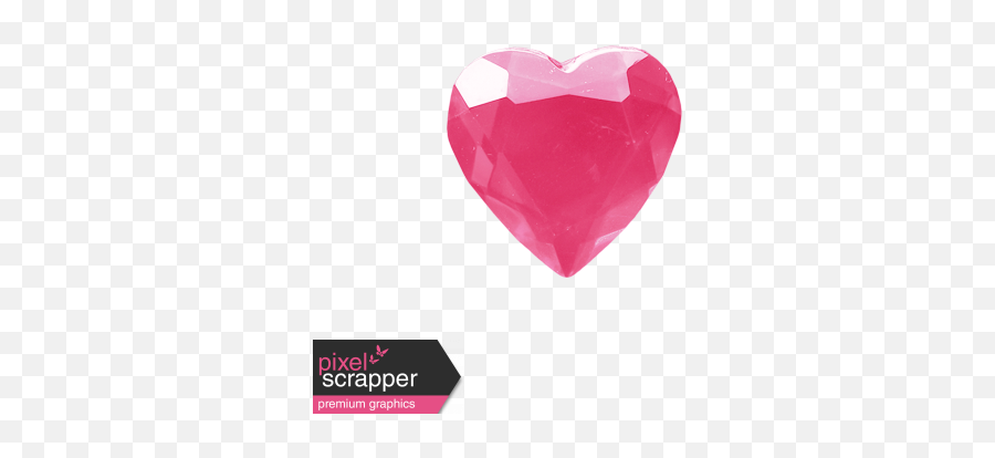 Spookalicious - Pink Heart Gem Pink Heart Pink Gems Pink Gem Hearts Transparent Emoji,Gem Clipart