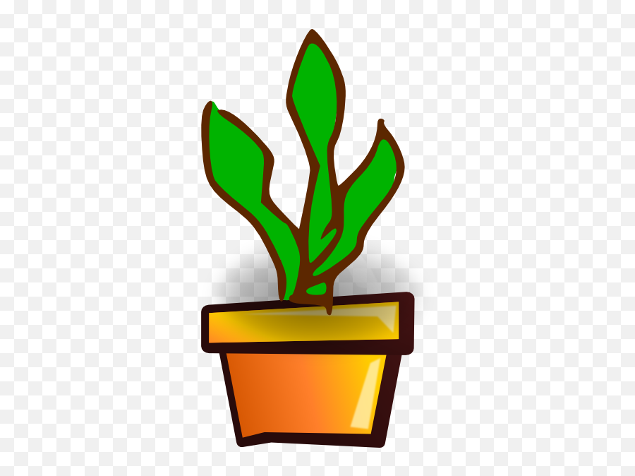 Clip Art House Plant Clipart Kid - Houseplant Clipart Cartoon Emoji,Plant Clipart