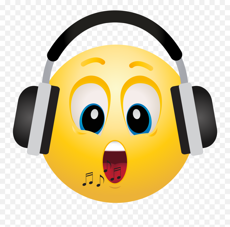 Emoji Clipart Tongue Emoticon Sex - Clip Art Library Emoji With Headphone Clipart,Emoji Clipart