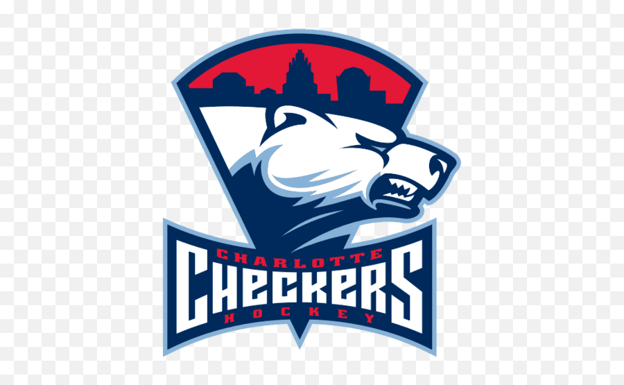 Charlotte Checkers Primary Logo - Charlotte Checkers Logo 2007 Emoji,Polar Bear Logo