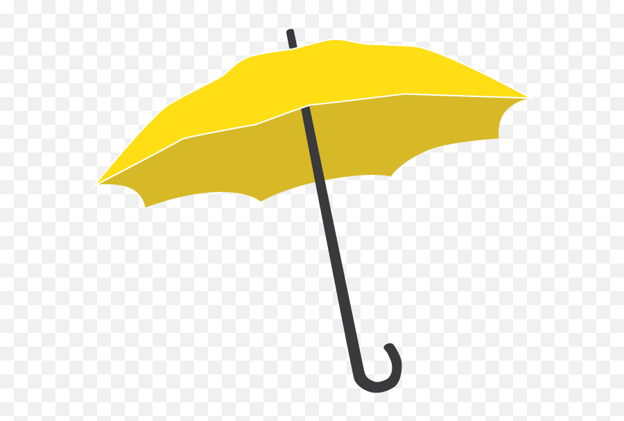Clipart Umbrella Yellow Umbrella Clipart Umbrella Yellow - Transparent Umbrella Vector Png Emoji,Umbrella Clipart