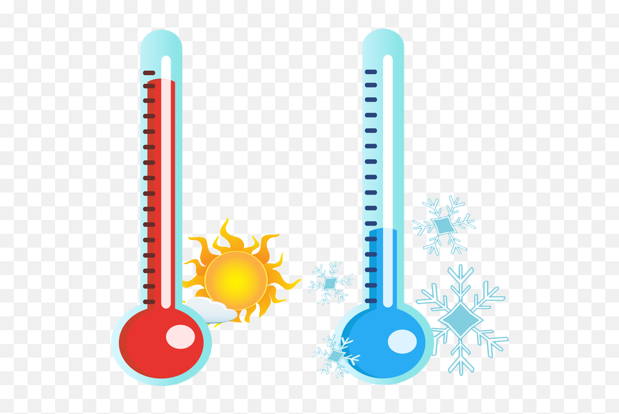 Cold Thermometer Png - Hot And Cold Png Transparent Hot And Cold Temperature Png Emoji,Thermometer Clipart