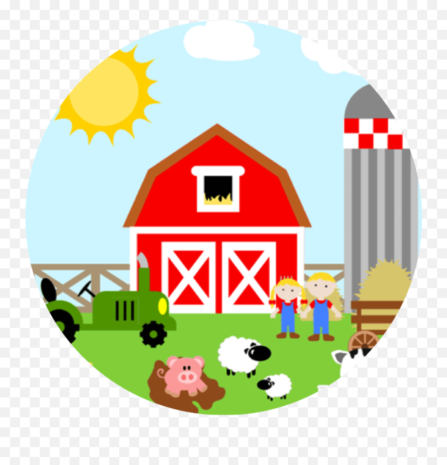 Farm Clipart Happy Birthday Farm Happy - Farm Clipart Emoji,Farm Clipart